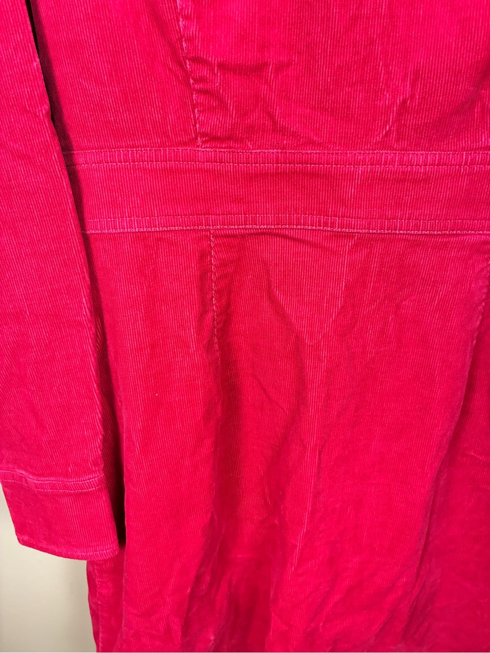 Boden Fora Cord Button Front Shirt Dress - Picture 13 of 14